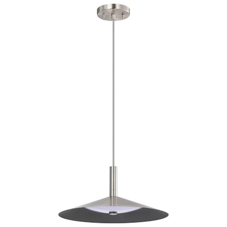 Nuvo Corrine, 14 Inch LED Pendant, Brushed Nickel, 3K/4K/5K CCT Selectable 62/2082